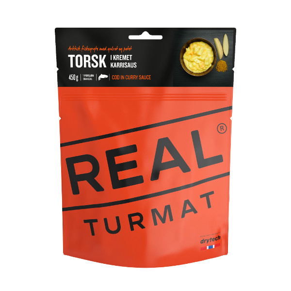 Real Turmat – Torsk i Kremet Karrisaus Cod In Curry Sauce