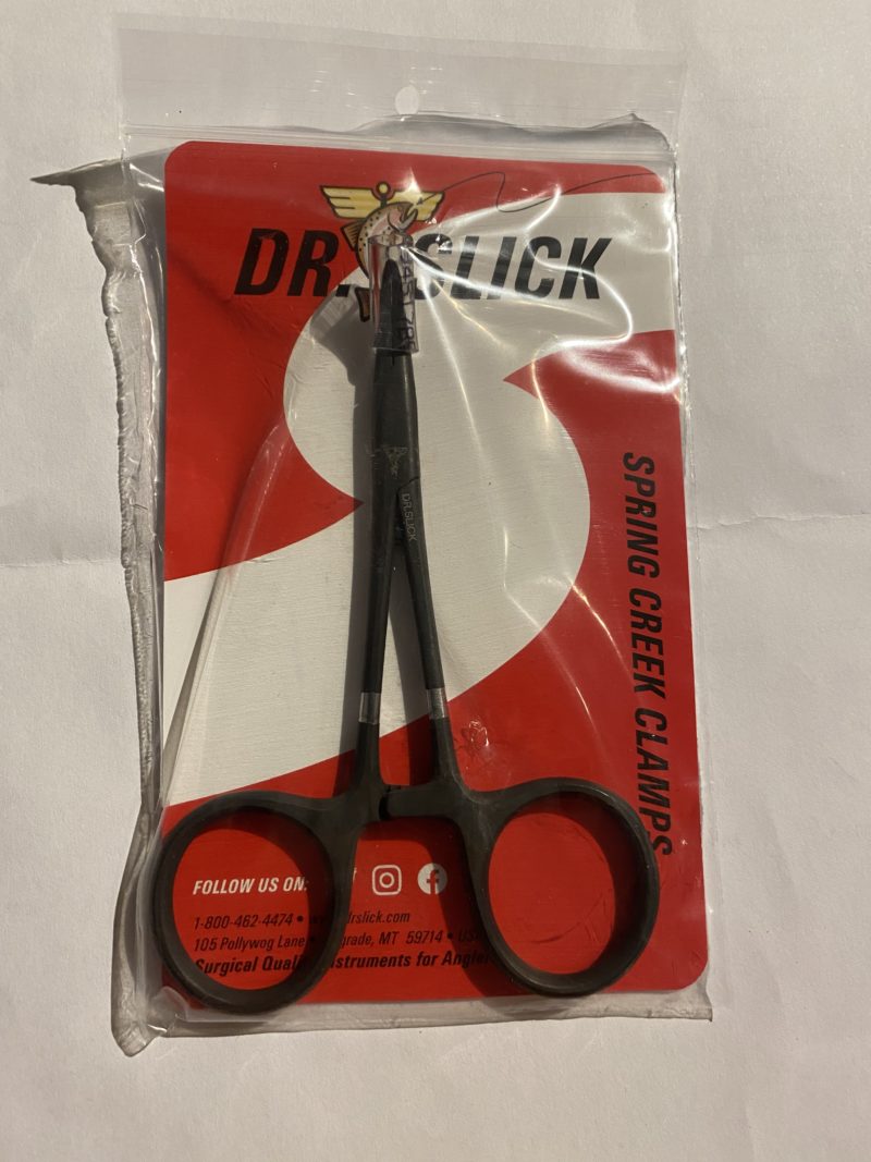 Dr Slick - Spring Creek Clamp, 5" Black, Curved