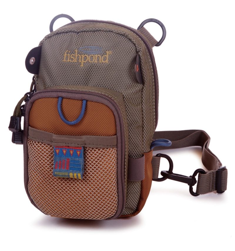 Fishpond San Juan Vertical Chest Pack - Sand/Saddle Brown