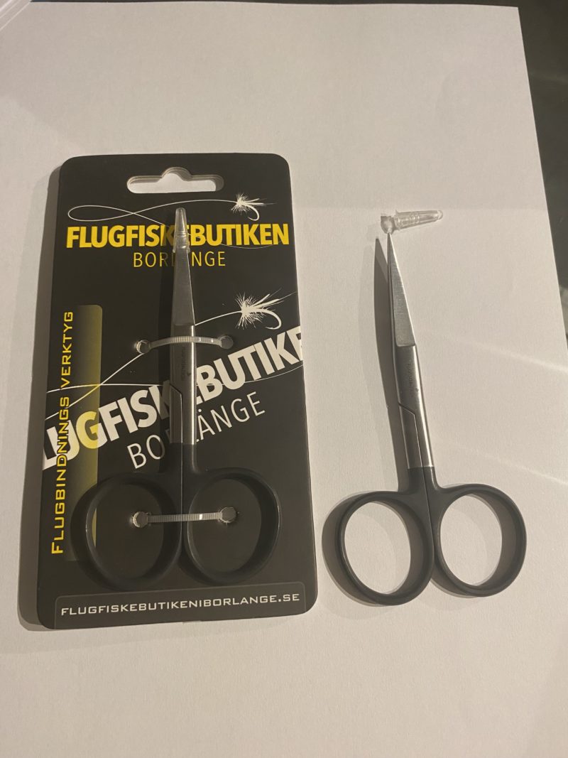 Flugfiskebutiken´s TC Hair Scissors 5" - Black