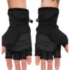 Simms Freestone Half Finger Gloves - Black - Bild 5