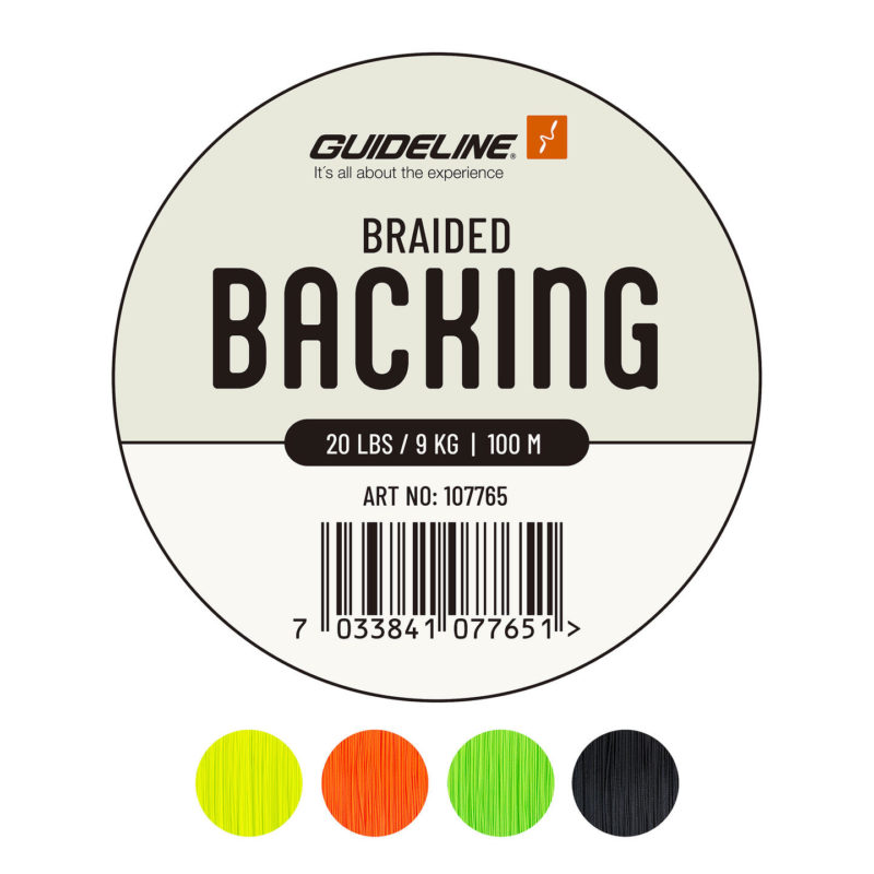 Guideline Braided Backing 20 lb, 9 kg - Fl Yellow