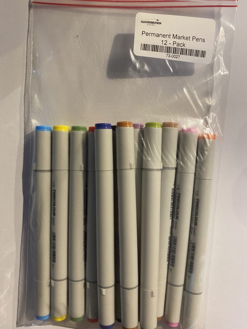 Permanent Market Pens 12 - Pack