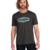 Simms Logo Frame T-Shirt - Charcoal Heather - Bild 2