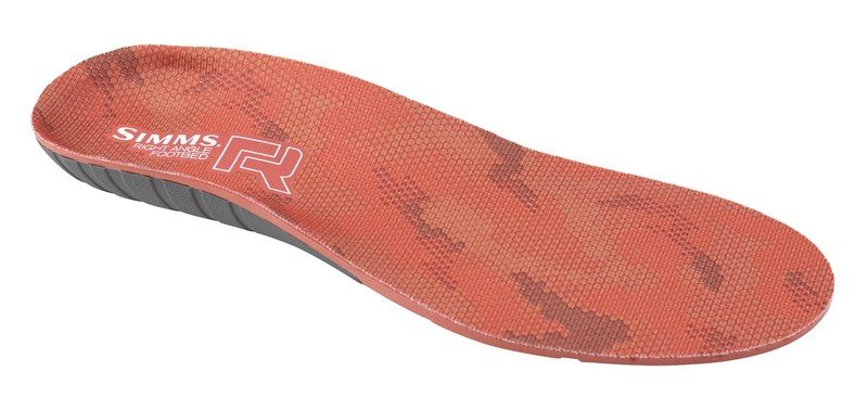 Simms Right Angle, Plus Footbed - Simms Orange