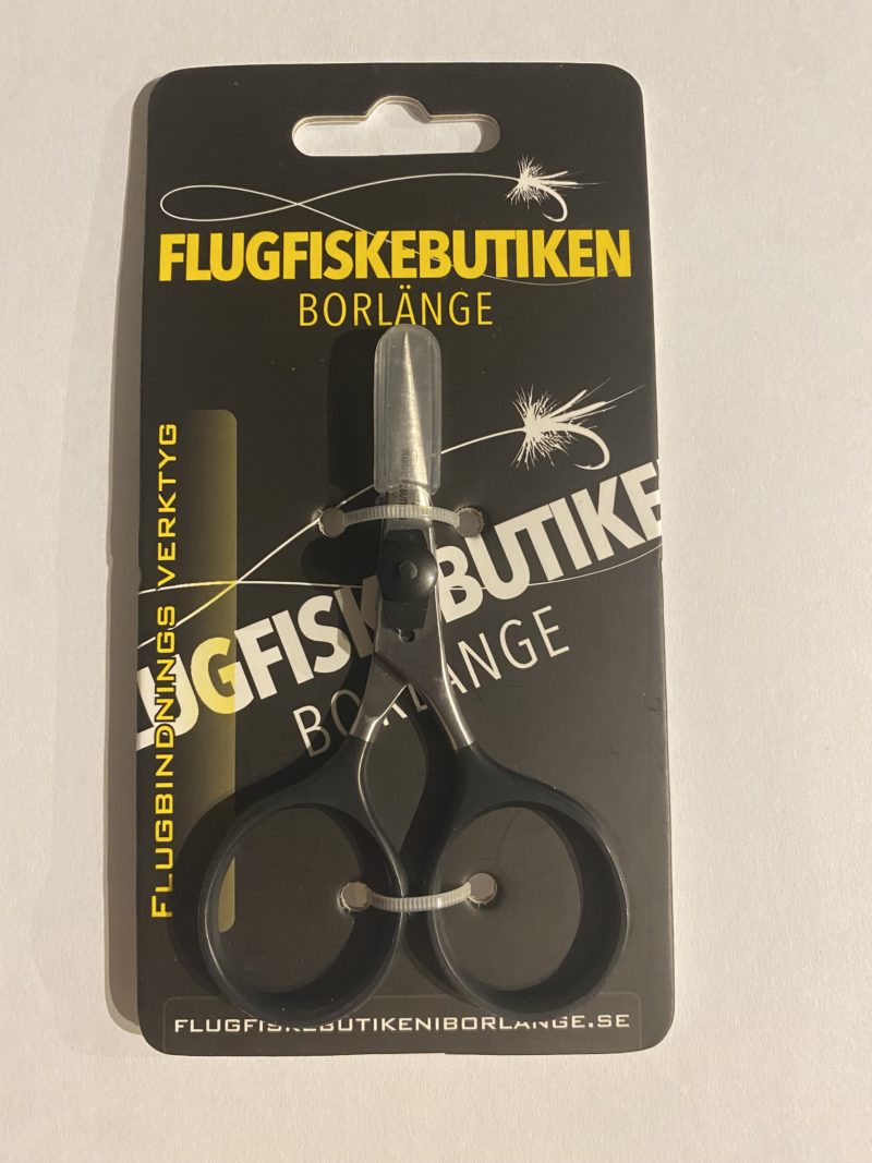 Flugfiskebutiken´s TC Razor Scissors 4" - Black