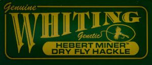 hebert miner dry fly hackle logga