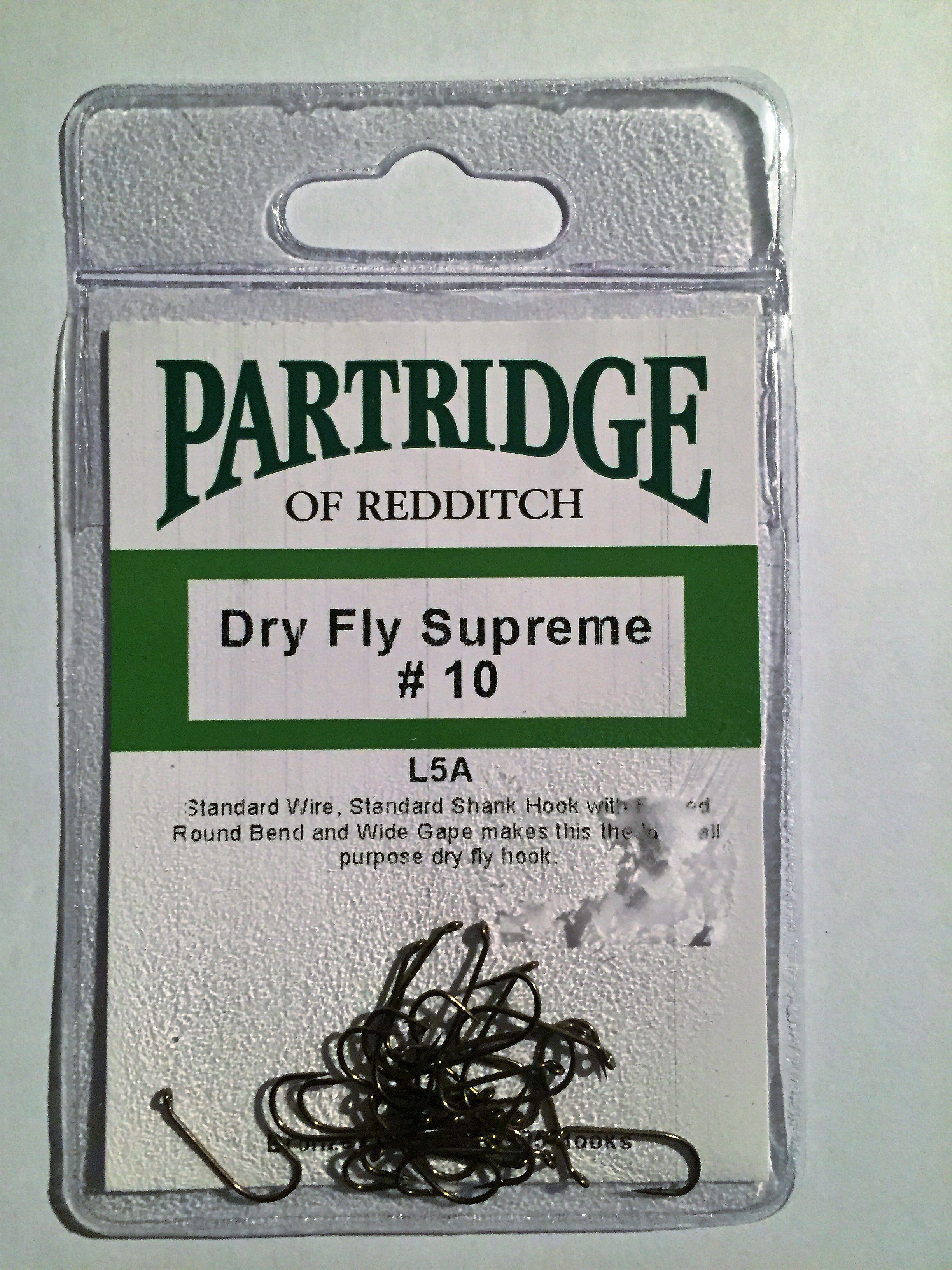 Partridge Dry Fly Supreme Krok (Bronze Finish) flugfiskebutiken i